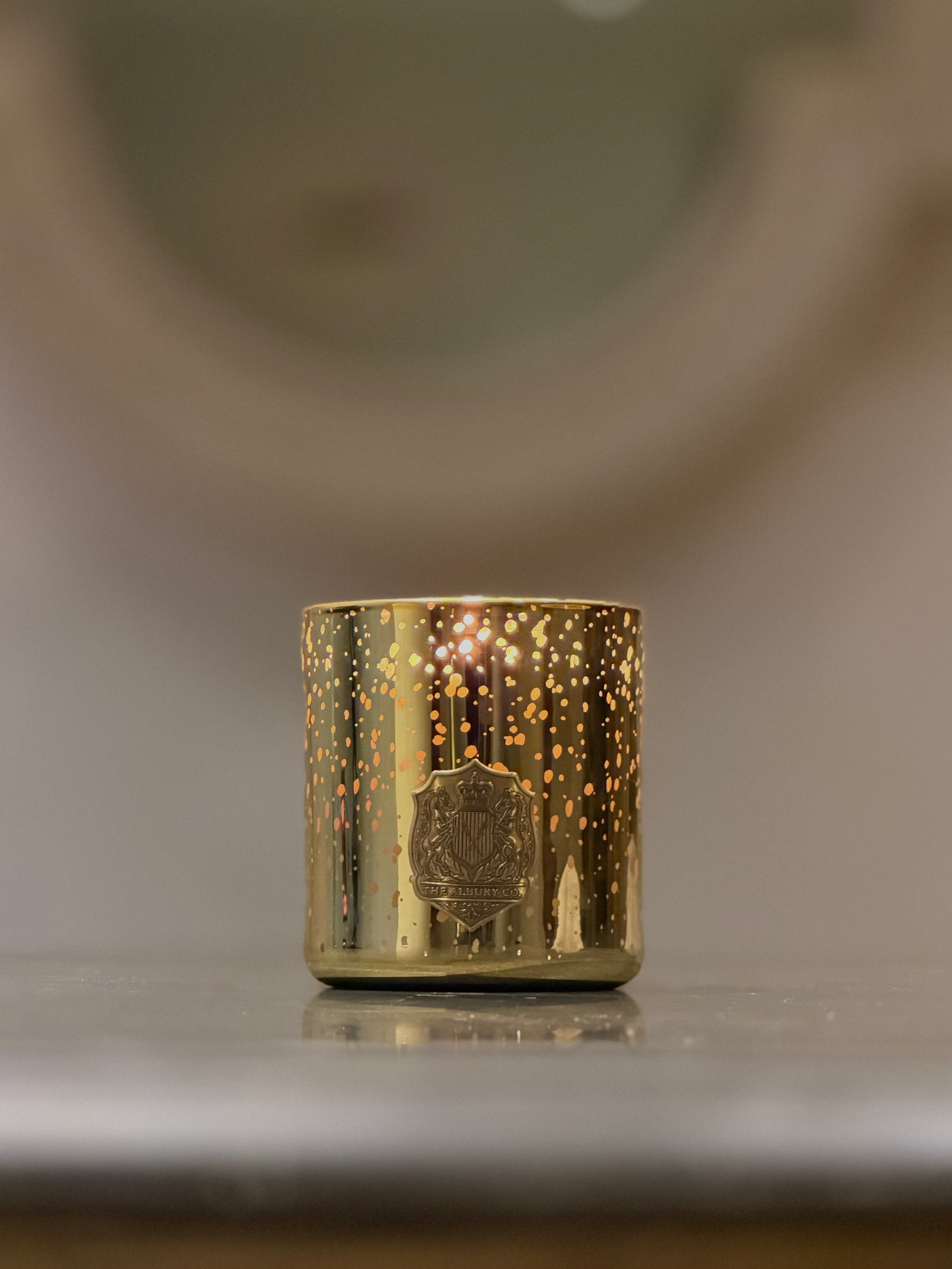 Gold Winter Candle 0.4kg